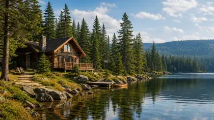 Mountain Cabin jigsaw puzzle